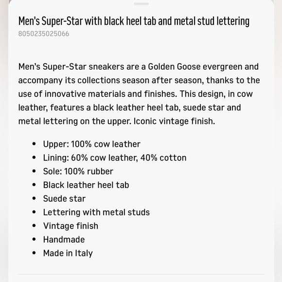 Golden Goose Super-star Black Heel Tab - Picture 9 of 11